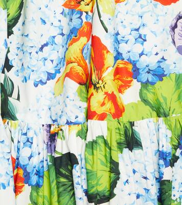 Bedrucktes Kleid aus Baumwolle | Dolce&Gabbana Kids