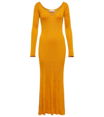 Abito lungo Paulo in seta e cashmere | Gabriela Hearst