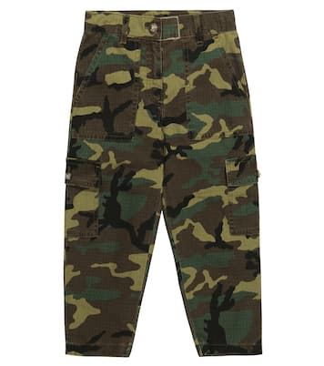 Bedruckte Cargohose aus Baumwolle | Dolce&Gabbana Kids
