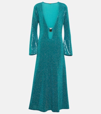 Sequin-embellished midi dress | Dodo Bar Or