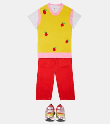 Chaleco de punto en mezcla de algodón | Stella McCartney Kids