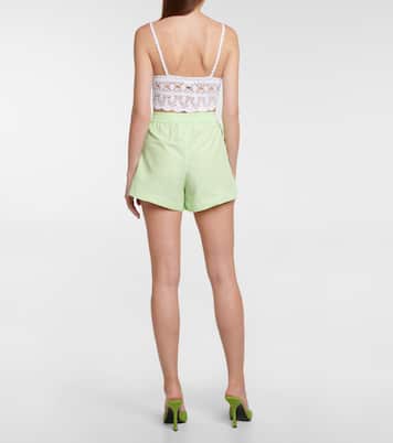 Shorts Ponisan in popeline di cotone | Rotate