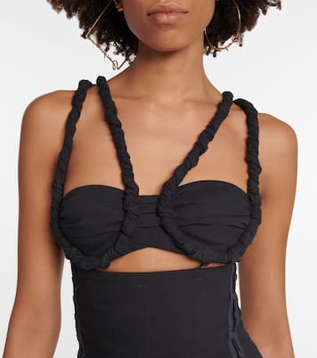 La Robe Meli cotton-blend minidress | Jacquemus