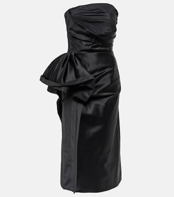 Draped silk and cotton dress | Maison Margiela