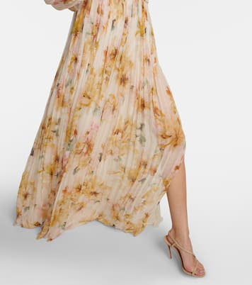 Gianna printed georgette gown | Costarellos
