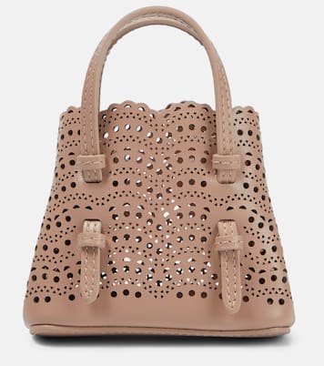 Borsa a tracolla Mina Mini in pelle | Alaïa