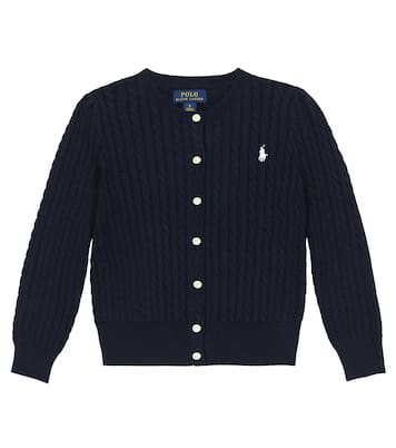 Cardigan in cotone a trecce | Polo Ralph Lauren Kids