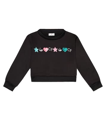 X Chiara Ferragni Sweatshirt aus einem Baumwollgemisch | Monnalisa