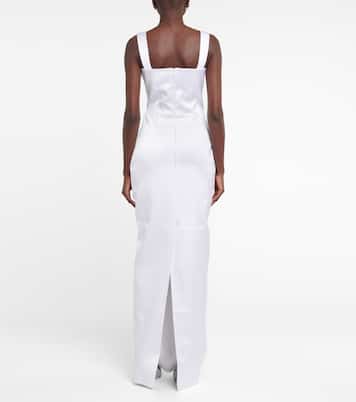 Vestido de novia en satén | Rasario