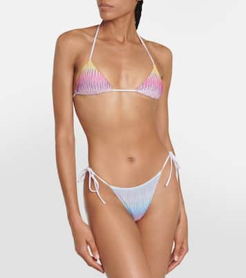 Bikini triangular de punto en zigzag | Missoni Mare