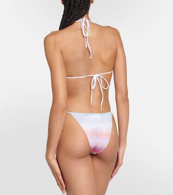 Bikini triangular de punto en zigzag | Missoni Mare