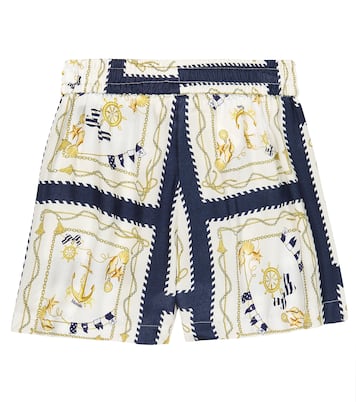 Shorts in raso con stampa | Monnalisa