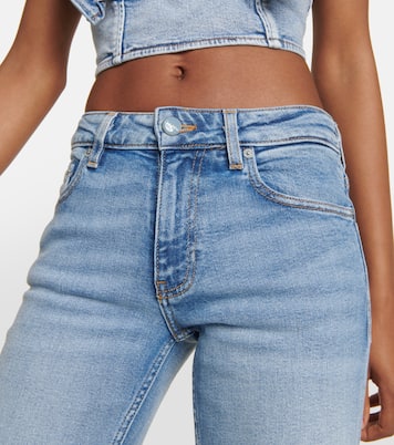 Jeans flared de tiro medio | Ganni