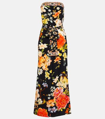 Mono Secret History de seda floral | Camilla