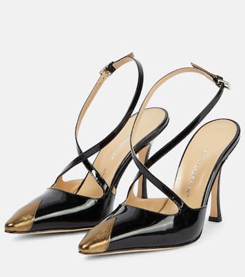 Escarpins en cuir verni | Alessandra Rich