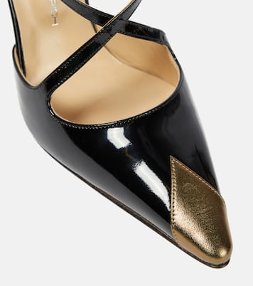Escarpins en cuir verni | Alessandra Rich