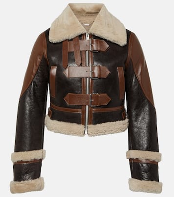 Chaqueta de piel con borrego | Blumarine
