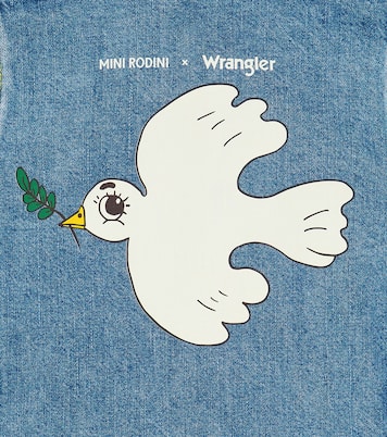 x Wrangler cotton denim jacket | Mini Rodini