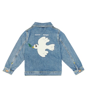 x Wrangler cotton denim jacket | Mini Rodini