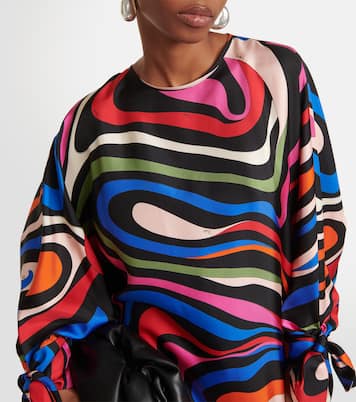 Marmo silk twill kaftan  | Pucci