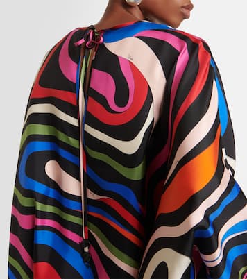Marmo silk twill kaftan  | Pucci