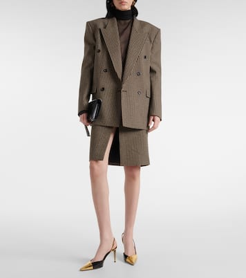 Pumps slingback in similpelle | Alexandre Vauthier