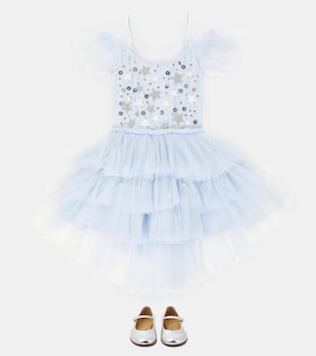 Verziertes Kleid Moon Dance Tutu aus Tüll | Tutu Du Monde