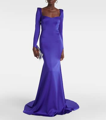 Satin gown | Alex Perry