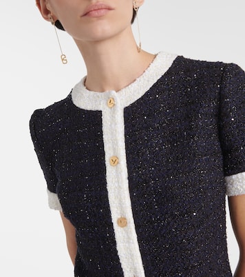Robe VGold en tweed | Valentino