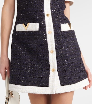 Robe VGold en tweed | Valentino
