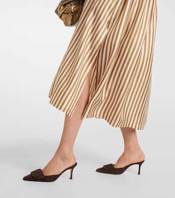 Vestido largo Faesite de sarga de seda | Max Mara