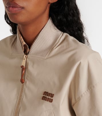 Blouson Panama in cotone | Miu Miu