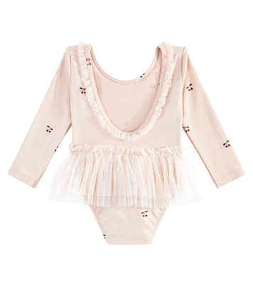 Baby Bedruckter Badeanzug mit Tüll | Konges Sløjd