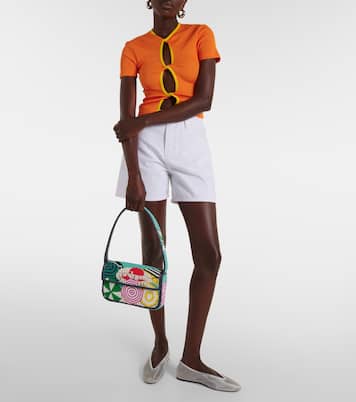 Tommy beaded shoulder bag | Staud