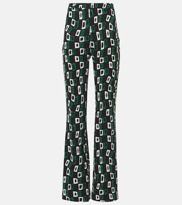 Pantalones flared Brooklyn de jersey | Diane von Furstenberg