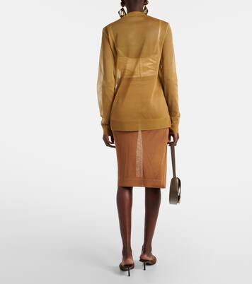 Cardigan in seta   | Saint Laurent