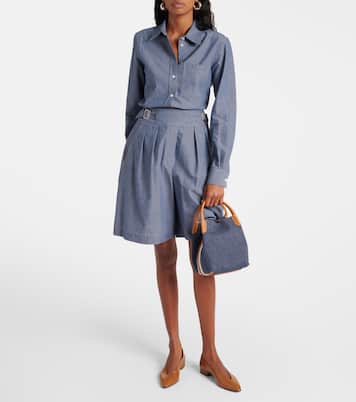 Bermuda-Shorts Valmar aus Chambray | Loro Piana