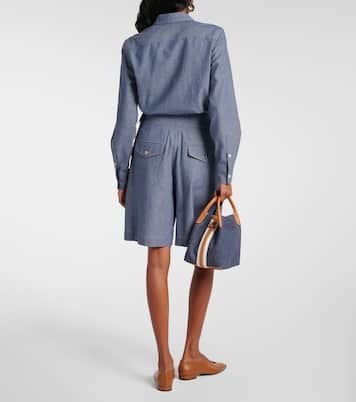 Bermuda-Shorts Valmar aus Chambray | Loro Piana