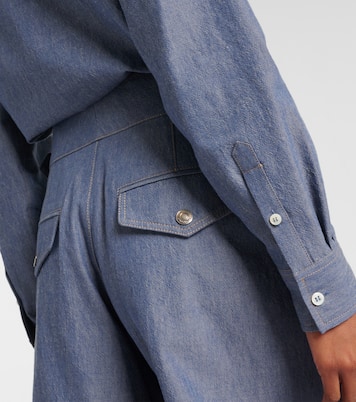 Bermuda-Shorts Valmar aus Chambray | Loro Piana