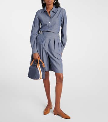 Bermuda-Shorts Valmar aus Chambray | Loro Piana