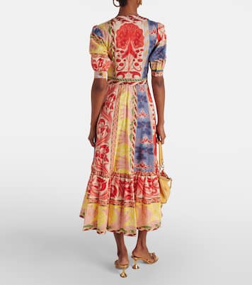 Vestido envolvente de algodón estampado | Etro