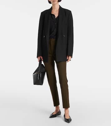 Gerade Mid-Rise-Hose Coleman aus Gabardine | Joseph