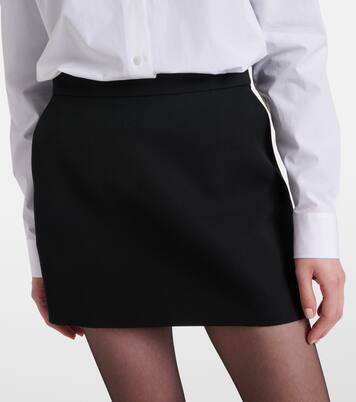 Anouk wool miniskirt | The Row