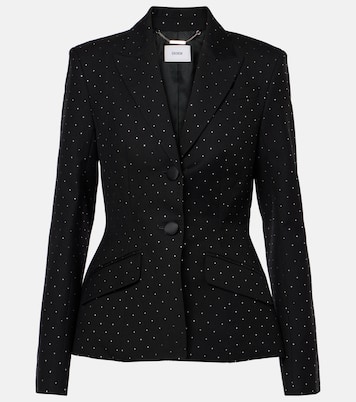 Blazer en coton et laine à pois | Erdem