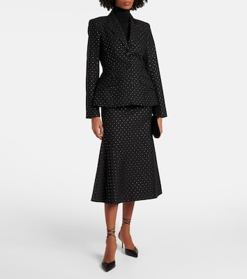 Blazer en coton et laine à pois | Erdem