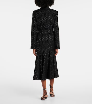 Blazer en coton et laine à pois | Erdem