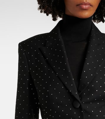 Blazer en coton et laine à pois | Erdem