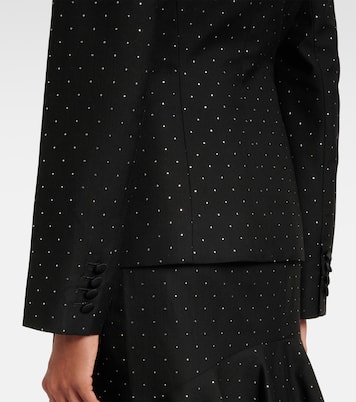 Blazer en coton et laine à pois | Erdem