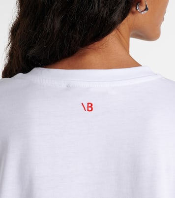 Printed cotton jersey T-shirt | Victoria Beckham