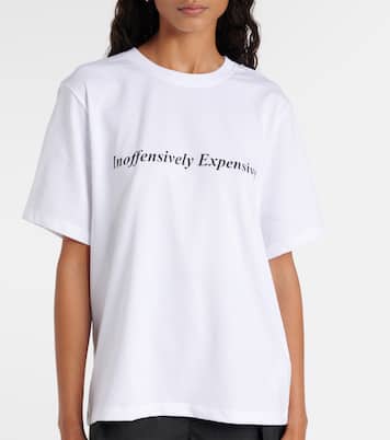 Printed cotton jersey T-shirt | Victoria Beckham